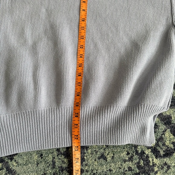 Free People Knit Periwinkle Easy Street Tunic Crewneck Sweater Pullover Size XS - Picture 10 of 11